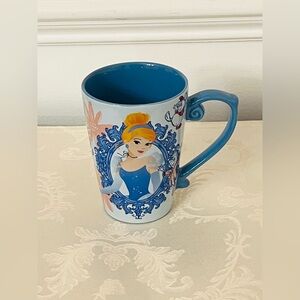 DISNEY PARKS NEW 16 oz PRINCESS CINDERELLA COFFEE MUG TEA CUP AUTHENTIC USA NEW